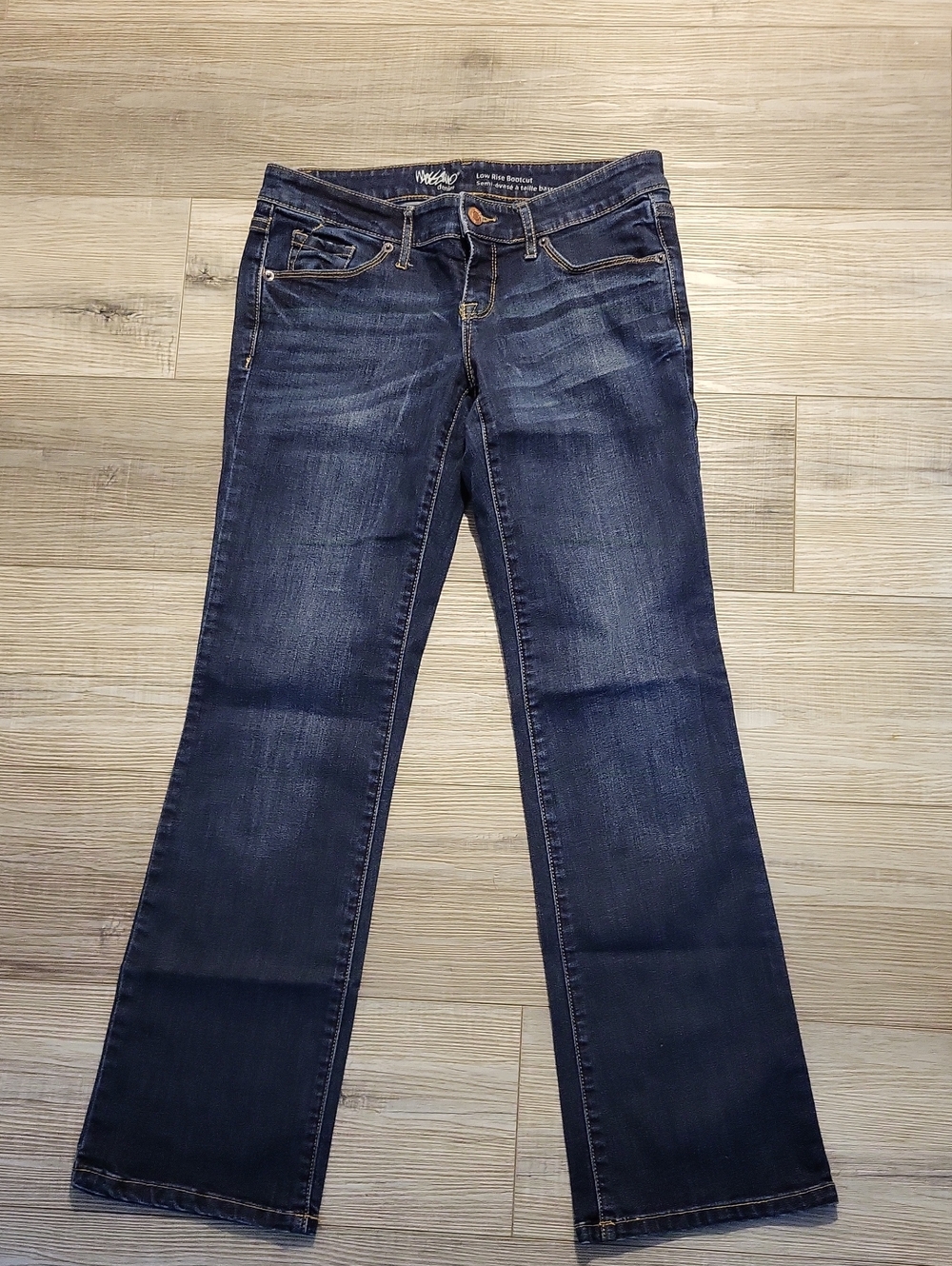 Mossimo Supply Co. Dark Blue Flare Jeans